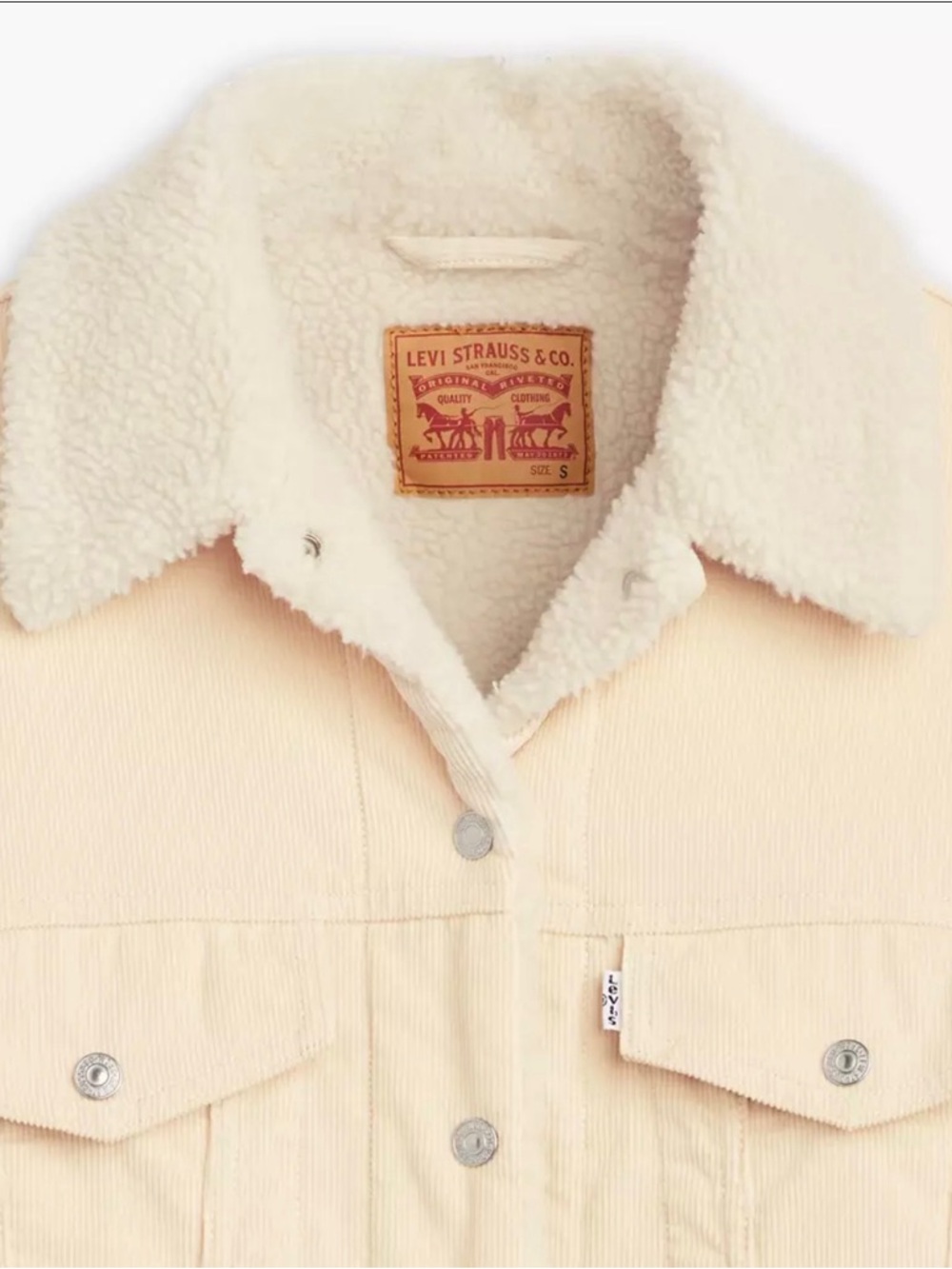 NWT Levi’s ‘90’s Sherpa Trucker Jacket - Picture 4 of 6